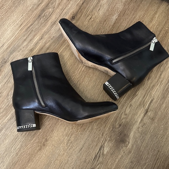 Michael Kors Black Sabrina Mid Ankle Booties - Picture 9 of 13